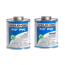 IPS WELDON 웰드온 PVC 717 용해성 접착제 946ml (회색 투명), 회색