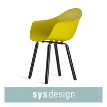 [시스디자인] TOOU(뚜) 오크 체어, 색상:라이트그레이