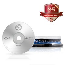 HP CD-R 700MB 52배속 10장케이크 공CD 공시디, 단일속성