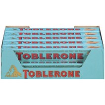 토블론 밀크 초콜릿 크런치 솔티드 아몬드, 20개입, 100g