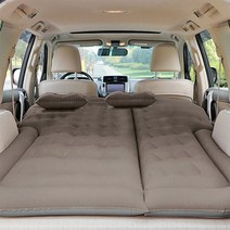SUV RV 카니발 차량용 에어매트 차박매트 셀토스 펠리세이드 간이침대, 블랙+일자받침대, BMW