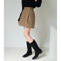 [SH] 딘즈 통넓은 스웨이드 미들 숏 부츠 3cm