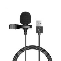 핀 방송용 휴대용 SNS 마이크 1.5m 미니 라발리에 콘덴서 클립 온 옷깃 유선 usb 3.5mm type-c microfon