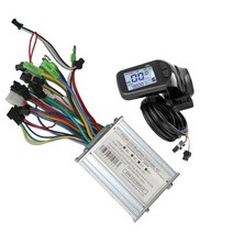 350W 18A 24V 36V 48V 60V 전기 자전거 전자 LCD 디스플레이 패널 엄지 스로틀 스쿠터 브러시리스 컨트롤, 02 886 52V 60V
