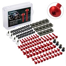 할리데이비슨 호환 혼다 호환 오토바이 나사 페어링 볼트 너트 바디 177 개 CBR600RR CBR F2 F3 F4, 04 빨간