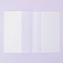 부드럽고 은은한 스티커 영수증 보관 메모북 PVC 커버 메모북커버-2802EA, 본상품선택