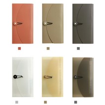 사무실 학교 경리부 영수증 통장 포켓 정리함 케이스 어린이집 화일철, 1개, 브라운클리어