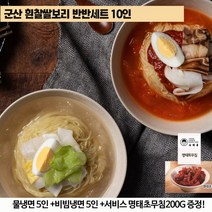 [스가홍] 물냉면5인 +비빔냉면5인 +명태회무침 400g 증정, 1세트