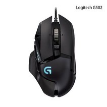 로지텍 Logitech g300sg402g502 양손잡이용 광학 게임용 마우스 usb 유선 9 프로그래밍 가능 버튼 게임 사무실용 범용 마우스, g502