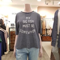 BCBG [올앤선드리] 시원한 마 면혼방 여름 티셔츠 **머스트비TS_A1M4X424