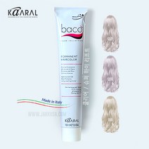 바코 염색약 100ml (산화제포함) 클리어 슈퍼 매우밝은 하이라이트 정품, 5.18 암갈색빛회색