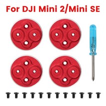 드론 DJI 매빅 미니 2/se용 스크래치 방지 프로펠러 알루미늄 합금 보호 커버 2 모터 업데이트, 01 Upgraded red