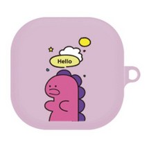 기타 바보사랑[엔에스비비]헬로다이노 갤럭시 버즈 프로 키링 소프트케이스, 트리케라