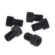 밸브 어댑터 컨버터 어댑터 용 5 PCS Presta ~ Schrader 놋쇠 자전거, 검은색, 검은색