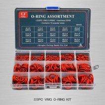 O 링 고무 실리콘 씰 NBR VMQ FKM 씰링 니트릴 와셔 오링 세트 구색 키트 박스