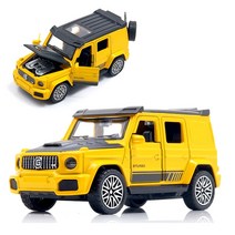 자동차다이캐스트 자동차 모형 1/36 LX570 합금 Diecasts 장난감 자동차 모델 G800 오프로드 4 문 열어 뒤, 05 G800 yellow