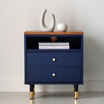 가온리빙 로키 510 서랍/수납장 협탁, 네이비