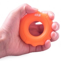 악력 측정기 경찰 소방 악력기 손 전문가용 팔씨름 home exercise 실리콘 확장기 finger gripper dynamometer hand grip ring finger, 주황색