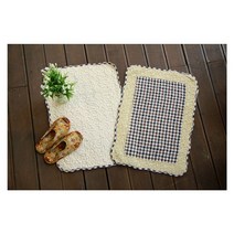 나nanr_빨아쓰는 순면 퀼트 발매트 가을체크 퀼팅 욕실 주방 매트♥sksnfll, ♥sstarting