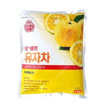 오뚜기 오쉐프 유자차 1kg 1개 자판기용 율무차 유자가루