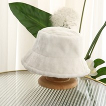 천잠 포근한 여성 털모자 털벙거지 에코퍼 가을 겨울 버킷햇 방한 여자 벙거지 모자