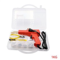 핸디 플라스틱 용접기 차고 공구 핫 스테이플러 기계 스테이플 PVC 수리 자동차 범퍼, US Plug Red