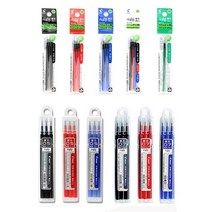 파이롯트 지워지는 프릭션 볼펜 리필심 3색펜전용 0.38mm 0.5mm, 0.5 다색용리필, 3색혼합