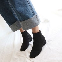 스웨이드 발목부츠 앵글부츠 베이직 패션슈즈 데일리