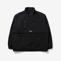 [휠라] M 바람막이 KQC FS2JKD3102X-BLK 루즈핏 베이직 로고 아노락