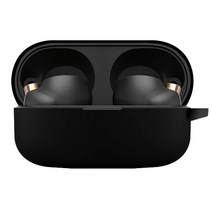 WF-1000XM4 소니 실리콘 이어폰 케이스 워터프루프 손상방지 커버 실리콘 쉘, Black