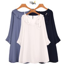 마마걸 쥬디반팔BL 여성의류 큰옷 중년여성 마담의류 빅사이즈반팔 큰옷반팔 블라우스 77사이즈 88사이즈