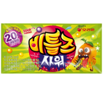 오리온 비틀즈 사워 캔디, 40g, 1개