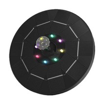 태양 야외 수영장 물고기 연못 산소 자동 부동 수영장 정원 안뜰 미니 작은 분수, 18cm 리튬 배터리 랜턴 태양광 분수