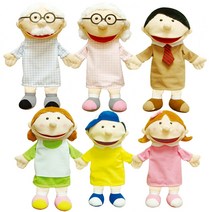 [청양] 통통이손인형 가족 7종 택1 - 구연동화 가족인형 인형극, 할아버지