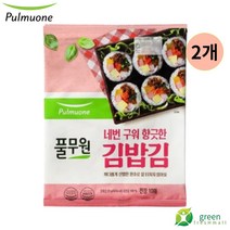 풀무원 네번구워향긋한 김밥김 20g, 2개