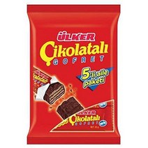 Ulker - Cikolatali Gofret - Lot of 36 - Chocolate Wafers, 1