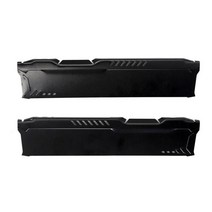 메모리 램 아머 쿨러 히트싱크 냉각 조끼 2 개 핀 방사선 DIY PC 게임용 하이퍼 소산 오버클럭 모드 DDR, 03 Black
