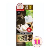 미쟝센 쉽고 빠른 거품 염색 새치전용+랜덤 사은품증정, 5N갈색, 1개