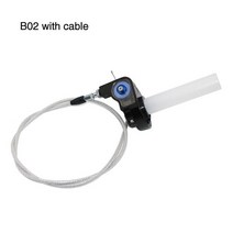 오토바이 프레임 부품 Alconstar 알루미늄 스로틀 그립 스로틀 케이블로 빠른 트위스트 가스 스로틀 정착, 05 B02_01 CHINA