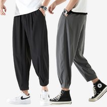당일무료배송 봄 여름 가을 빅사이즈 허리밴딩 배기핏 950 아이스 벌룬 와이드 슬랙스 팬츠 I2SL004