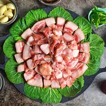 뒷고기 목덜미살 꾸든살 부속구이 500g, 두께 2.5cm, 1kg, 1개