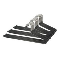 선우랜드 논슬립 바지걸이, 블랙, 10개입