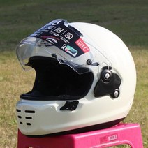 초경량 헬멧 쇼에이 오토바이 바이크 클래식 카본 고강도 유리 섬유 오토바이 헬멧 레트로 헬멧 카트 레이, 04 WHITE