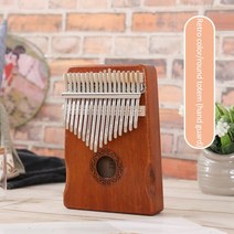 Kalimba 17 Keys 엄지 손가락 피아노 핸드 가드 우드 마호가니 Mbira Body 악기 Piano Creative Music Box, [06] Handguard Totem