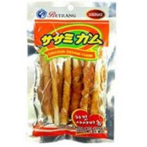 베테랑 애완견간식 사사미 스틱 딩고껌 7P 애견 노견 치약껌 진돗개 음식, 1개
