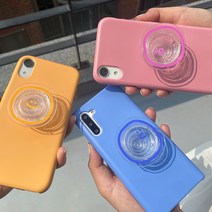 (투명 아크릴톡) 몽총이들스마트톡 그립 플라톡 스마트톡케이스, Ad-Purple