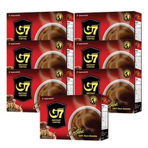 G7 베트남 블랙커피 수출용 15T X 7박스, 1개, 7개, 30g