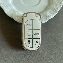 지프 그랜드 체로키 키 케이스 지프 사령관 지프 포인터 무료 라이트 카 키 케이스에 적합, 화이트