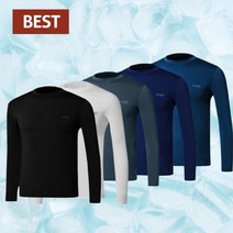 (색상랜덤) 5종세트 쌈지 남성용 자외선 차단 시원한 기능성 아이스 냉감 쿨링 긴팔 티셔츠