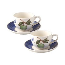 [웨지우드] 사라스가든 커피잔2인조(블루), 단일속성, 상세 설명 참조